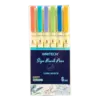 WRITECH MARCADORES PUNTA PINCEL X 6 COLORES NATURALES