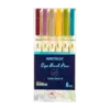 WRITECH MARCADOR PUNTA PINCEL X 6 COLORES VINTAGE
