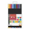 FILGO MICROFIBRAS 037 X 10 COLORES SURTIDOS 0.8MM ( 336645 )