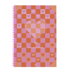 FW CUADERNO A4 T/SEMIRIGIDA PINK 80 HJS ( 339693 )