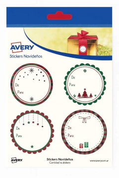 AVERY STICKERS NAVIDEÑOS