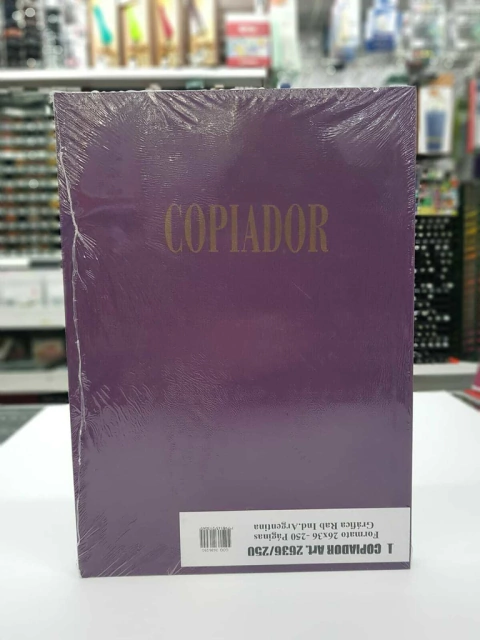 RAB LIBRO COPIADOR 26X36 X 250 PAGINAS ( 53189 )