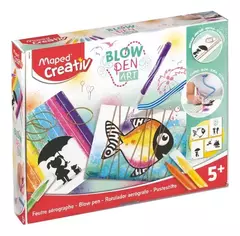 MAPED SET CREATIVO BLOW PEN ART ( 334089 )