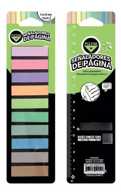 PIZZINI SEÑALADORES BANDERITAS PASTEL 12X45MM X 10 ( 333859 ) - comprar online