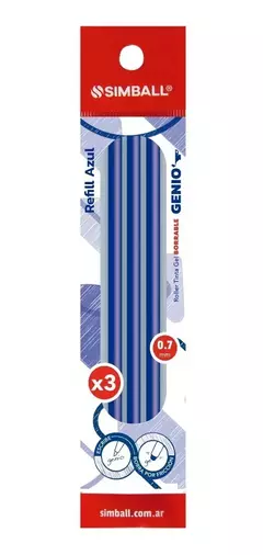 Repuesto Roller Genio Plus X 3 Simball borrable ( 327854 )