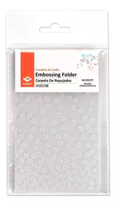 Carpeta De Embossing- Texturizadora- Repujado Circulo 2d