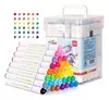 DELI MARCADORES COLORUN DOBLE PUNTA AL AGUA X 36 COLORES ( 337602 )