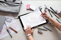 PLANTEC TABLETA DE DIBUJO LUZ LED A4 + MORRAL ( 332400 ) en internet