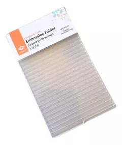 Carpeta De Embossing- Texturizadora- Repujado 2d Rayas