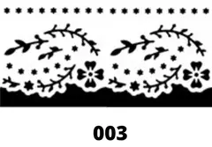 Cassette Para Base De Corte De Guardas Ibi Craft 50mm Perforación Guardas Flora en internet