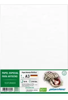 PLANTEC TEXTURADO PARA ARTISTAS A3 X 10 HJS 210 GRS ( 337645 )