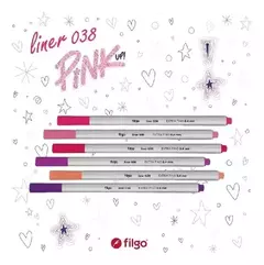 FILGO MICROFIBRAS LINER 038 PINK X 6 COLORES 0.4MM ( 329244 ) en internet