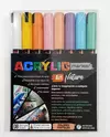 PLANTEC MARCADORES ART NATURE ACRILICO PASTEL X 8 COLORES TRAZO FINO ( 338594 )