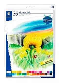 Tizas Pastel Staedtler Karat Set 36 Pasteles Soft Artisticos