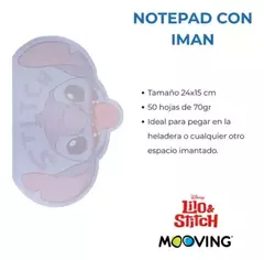 MOOVING ANOTADOR CON IMAN STITCH - comprar online