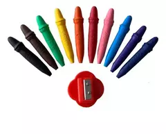 GIOTTO BE-BE CRAYONES X 10 COLORES ( 51876 ) - comprar online