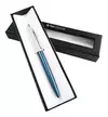 FILGO BOLIGRAFO JASPER TIPO PARKER CELESTE TINTA NEGRA