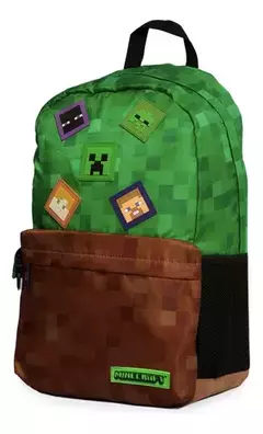 MOOVING MOCHILA ESPALDA MINECRAFT PIXEL