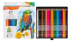 Lapices Deli X 24 Colores Color Emotion Ergonomic Escolares en internet