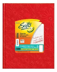 EXITO CUADERNO E3 19X24 CM T/D 48 HJS CUADRICULADO GRANDE ( 49574 )