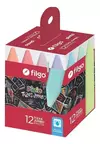 FILGO TIZAS JUMBO COLORES PASTEL X 12 ( 333804 )