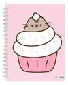 MOOVING CUADERNO CON ESPIRAL A5 PUSHEEN 80 HJS RAYADAS