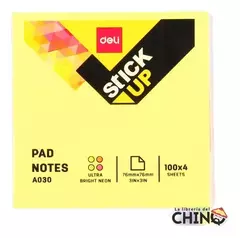 DELITA NOTAS ADHESIVAS FLUO TACO 76X76 MM X 400 HJS ( 324170 ) - comprar online