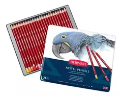 DERWENT LAPICES PASTEL TIZA LATA X 24 COLORES ( 41523 ) en internet