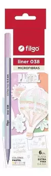 FILGO MICROFIBRAS 038 PASTEL X 6 COLORES 0.4 MMR ( 323468 ) - comprar online