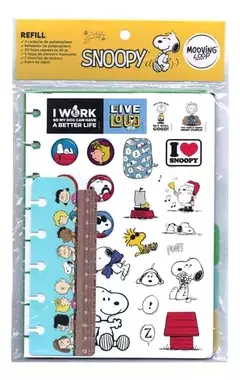 MOOVING REFILL PARA CUADERNO INTELIGENTE A5 SNOOPY