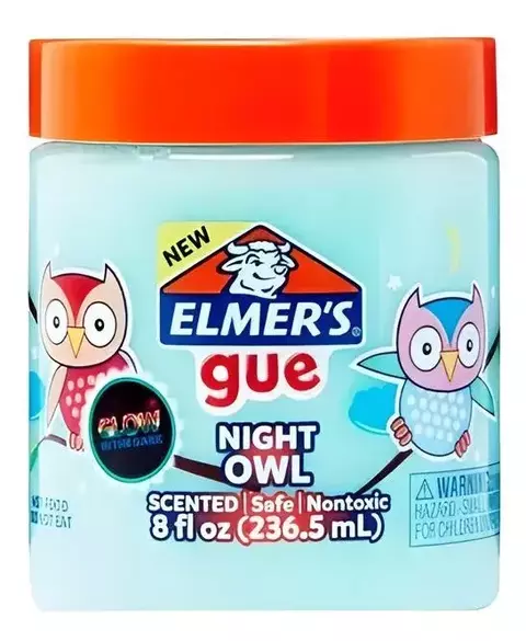 ELMER¨S SLIME GUE NIGHT OWL BRILLA EN LA OSCURIDAD ( 337502 )