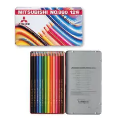 MITSUBISHI LAPICES DE COLORES LATA X 12 COLORES ( 52524 ) - comprar online