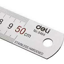 DELI REGLA METALICA 50 CM ( 321253 ) - comprar online