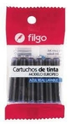 CARTUCHOS DE TINTA AZUL LAVABLE S-MILE X 6 UNID. ( 332852 )
