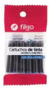 CARTUCHOS DE TINTA AZUL LAVABLE S-MILE X 6 UNID. ( 332852 )