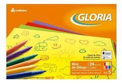 GLORIA BLOCK Nª5 DE DIBUJO X 24 HOJAS COLOR ( 324734 )