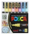 POSCA MARCADORES PC 3M X 8 COLORES PASTEL ( 327558 )