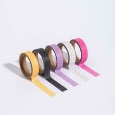 FW WASHI TAPE SET X 5 UNID 10MM X 3M CUADROS ( 332878 ) - comprar online