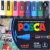 POSCA MARCADORES PC-5 M X 8 COLORES ( 332441 )