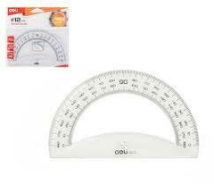 DELI TRANSPORTADOR 12 CM 180º ( - comprar online