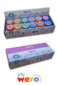 WERO SELLOS OCEANO Y SIRENA X 12 UNID.