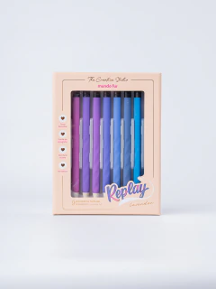 FW SET BOLIGRAFO GEL BORRABLE REPLAY LAVENDER X 9