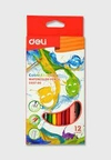 DELI LAPICES ACUARELABLES X 12 COLORES + 1 PINCEL ( 330226 )