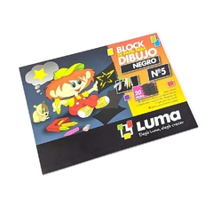 LUMA BLOCK Nª 5 X 20 HOJAS NEGRAS ( 300107 )