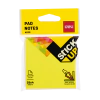 DELI NOTAS ADHESIVAS FLUO 76X76 X 100 HJS ( 325934 )