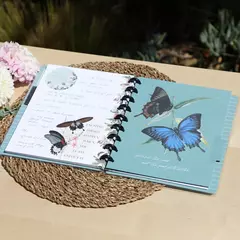 Cuaderno inteligente clásico Mariposas y flores Páginas con líneas punteadas 60 hojas en internet