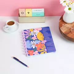 Cuaderno inteligente Flores clásico 60 hojas punteadas - comprar online