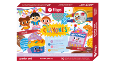FILGO SET PARTY CRAYONES X 6 COLORES