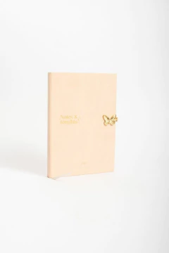 FW CUADERNO BUTTERFLY TAPA DURA VELVET HOJAS PUNTEADAS - TIENDA OLAZABAL LIBRERIA INTEGRAL