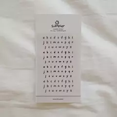 SUATELIER DESING STICKER PVC 10*19cm HANDWRITING 1